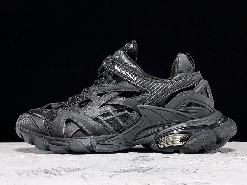 Track All Black Sneakers