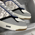 B27 Niedrige Grau-Blaue Sneaker