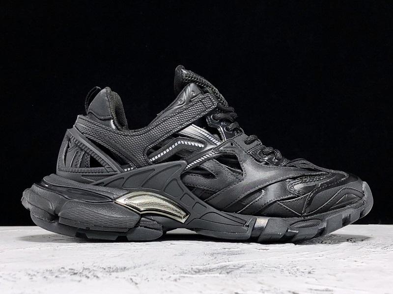 Track All Black Sneakers