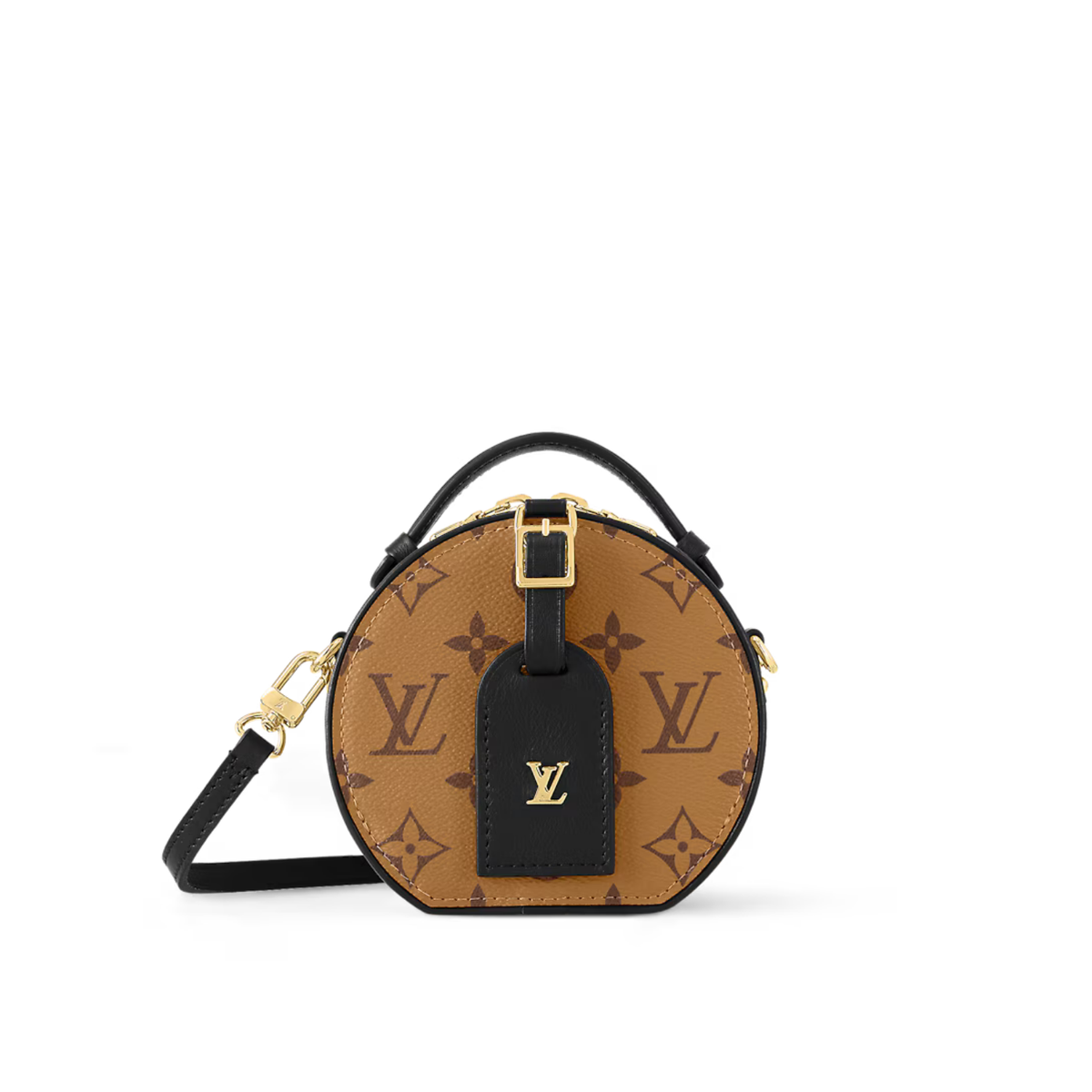 Mini Boite Chapeau – fashioned from Monogram Reverse canvas, the Mini Boîte Chapeau delights with its – LUX VERSE Luxury Designer Fashion Outlet