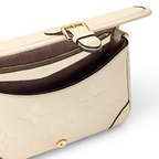 Diane Crème Beige – crème Beige Embossed supple grained cowhide leather Supple grained cowhide-leather – LUX VERSE Luxury Designer Fashion Outlet