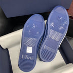 B23 High-Top Blue Oblique Sneakers