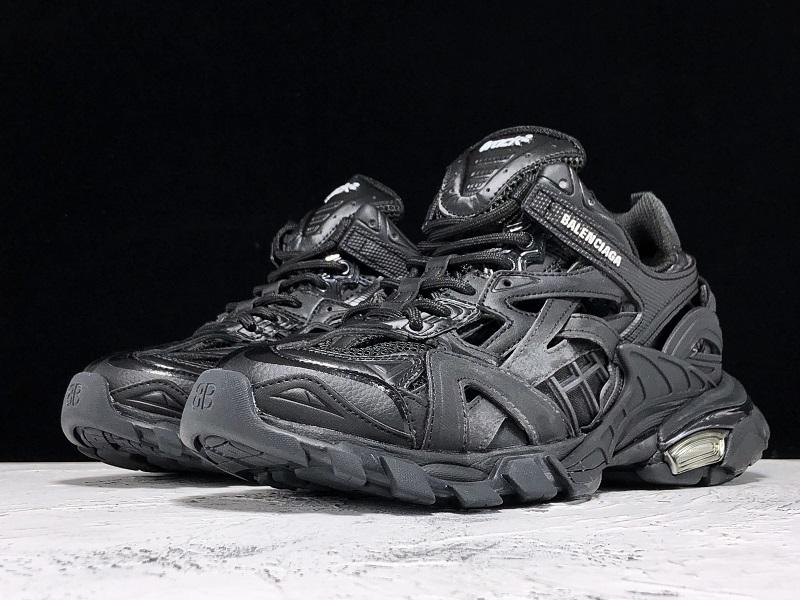 Track All Black Sneakers