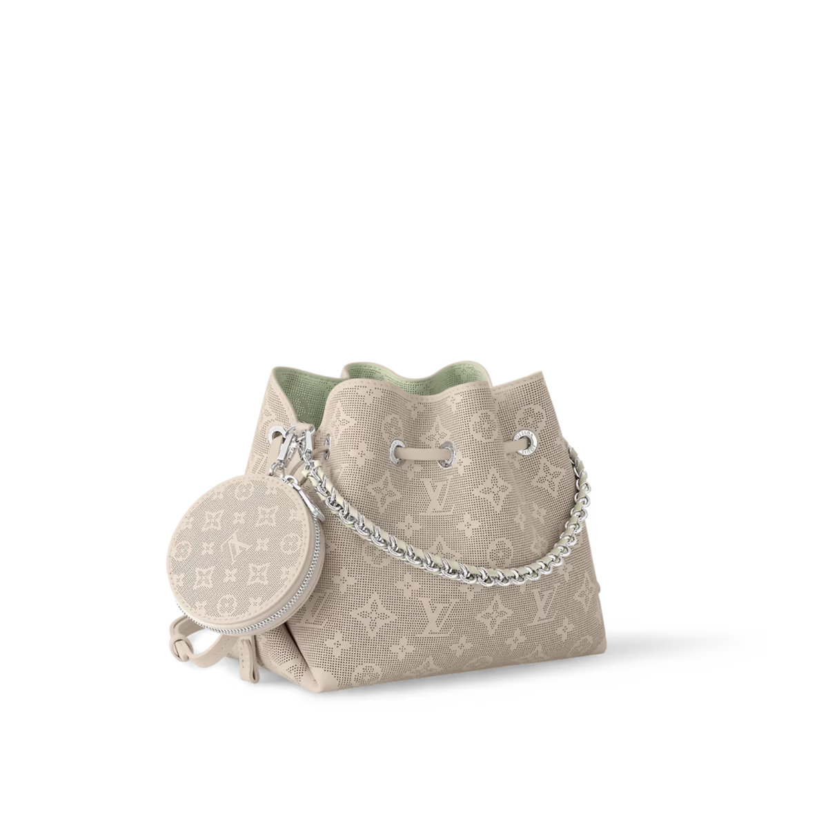 Bella Calf Leather – touches of matcha green on the lining and details give this piece a spring-like feel – LUX VERSE Luxury Designer Fashion Outlet