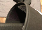 Schwarze Logo-Badeschlappen
