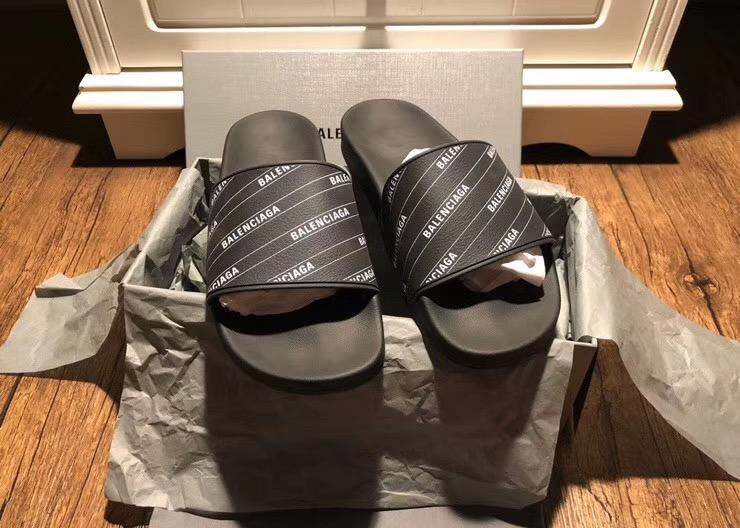 Grey Allover Logo Slides