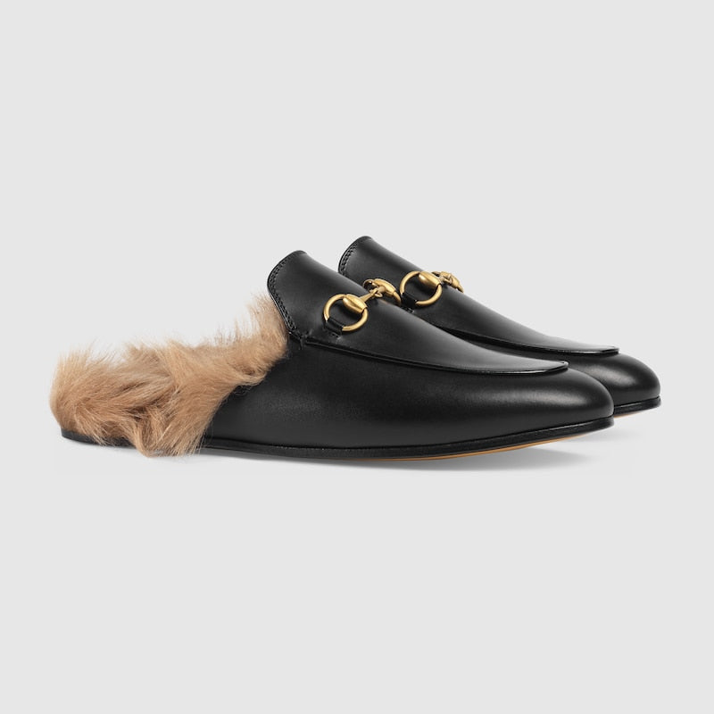 Re-Edition women's Princetown – featured in Vogue’s 25 Ways Black metal-free tanned leather This item uses women's – LUX VERSE Luxury Designer Fashion Outlet