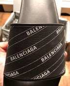 Grey Allover Logo Slides