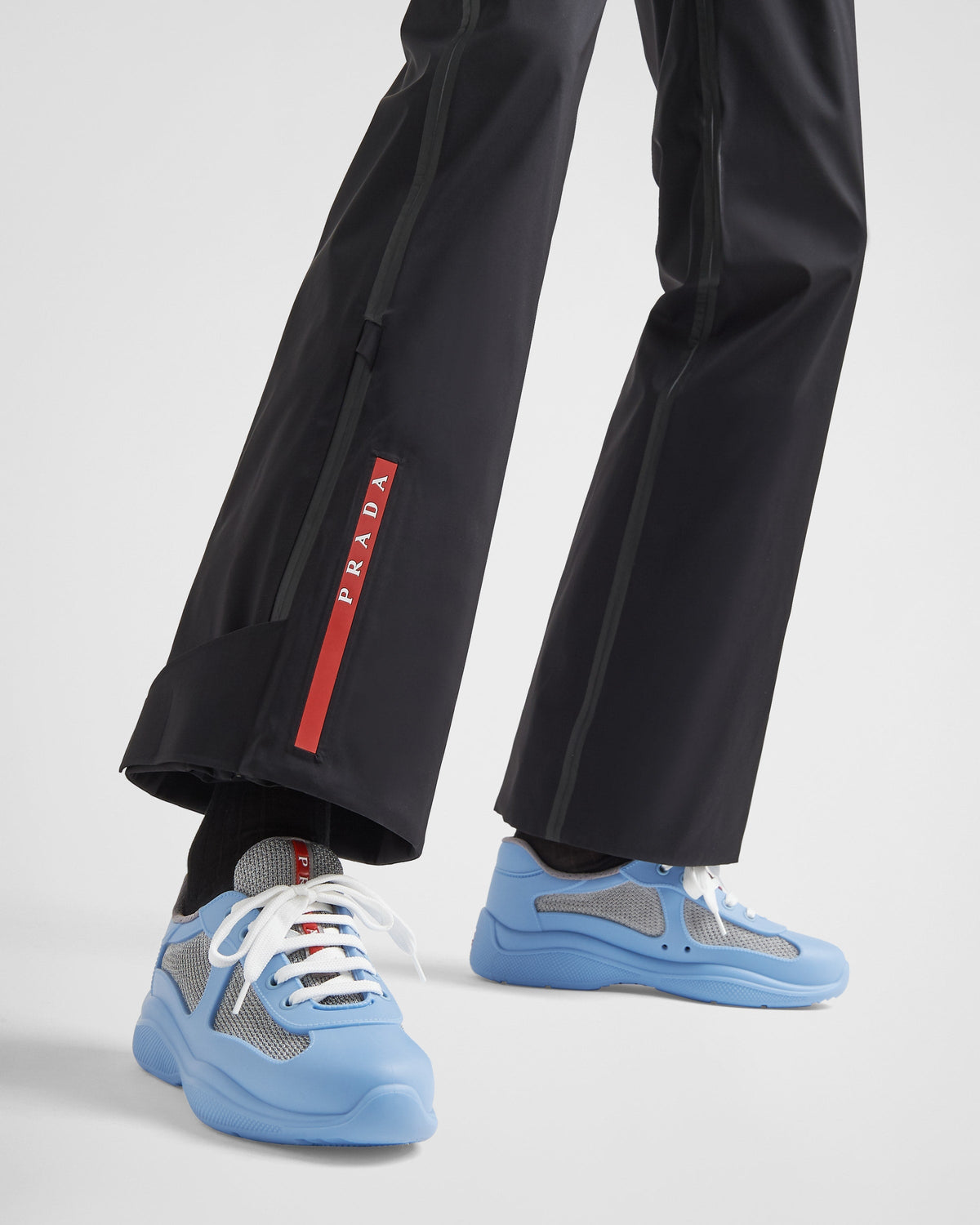 Rubber and bike fabric sneakers – originally designed in the'90s for the Luna Rossa crew, the laced shoe inspired – LUX VERSE Luxury Designer Fashion Outlet