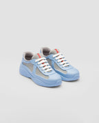 Rubber and bike fabric sneakers – the Linea Rossa logo emphasizes the timeless attitude of this style – LUX VERSE Luxury Designer Fashion Outlet