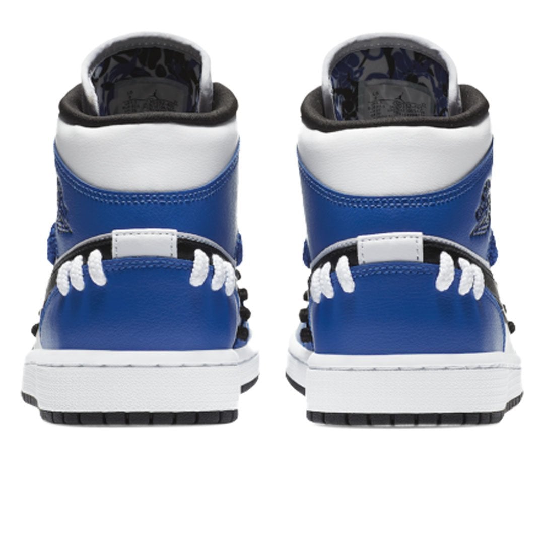 Sisterhood – the Jordan 1 Mid seen here appears in a classic color block that can be worn on a – LUX VERSE Luxury Designer Fashion Outlet