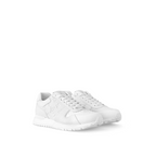 Run Away Leather Sneaker – this model features an Initials logo on the tongue and signature on the back – LUX VERSE Luxury Designer Fashion Outlet