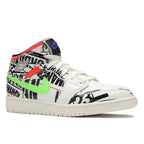 All Over Logos – the shoe chooses to use its simple white leather base – LUX VERSE Luxury Designer Fashion Outlet