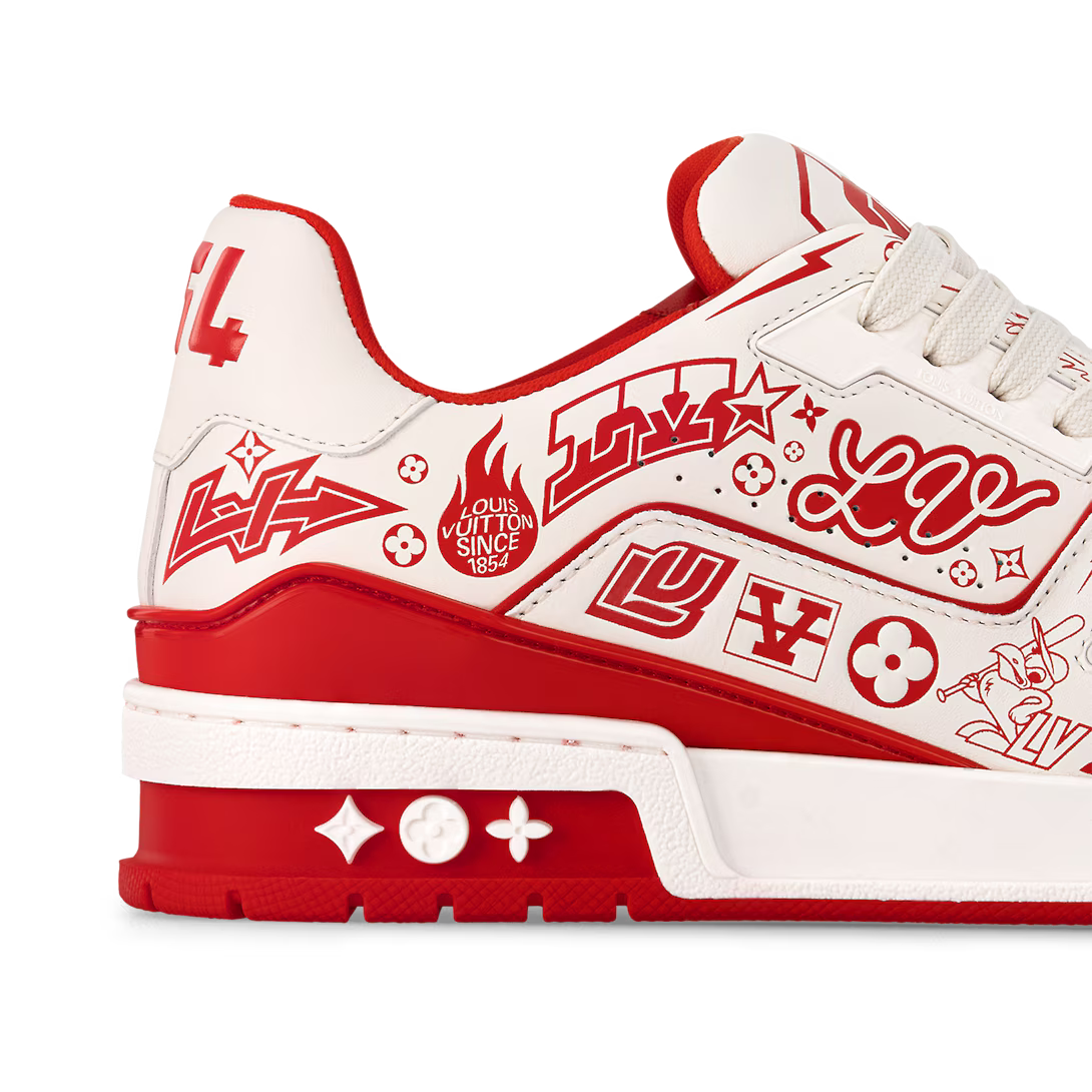 Trainer Smooth Printed Sneaker – the bicolor, technical outsole is decorated with Monogram Flowers – LUX VERSE Luxury Designer Fashion Outlet