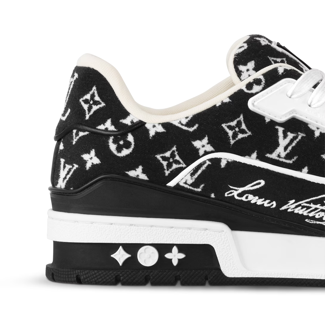 Trainer Iconic Style Sneaker – this seasonal version of the Trainer sneaker comes in Monogram textile, a key theme – LUX VERSE Luxury Designer Fashion Outlet