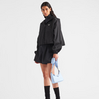 Re-Nylon cropped jacket – stay fashionable and environmentally conscious with this stylish and sustainable – LUX VERSE Luxury Designer Fashion Outlet
