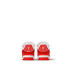 Trainer Sneaker Crystal Red – red Swarovksi™ crystals and grained calf leather 7 hours of stitching for one pair – LUX VERSE Luxury Designer Fashion Outlet