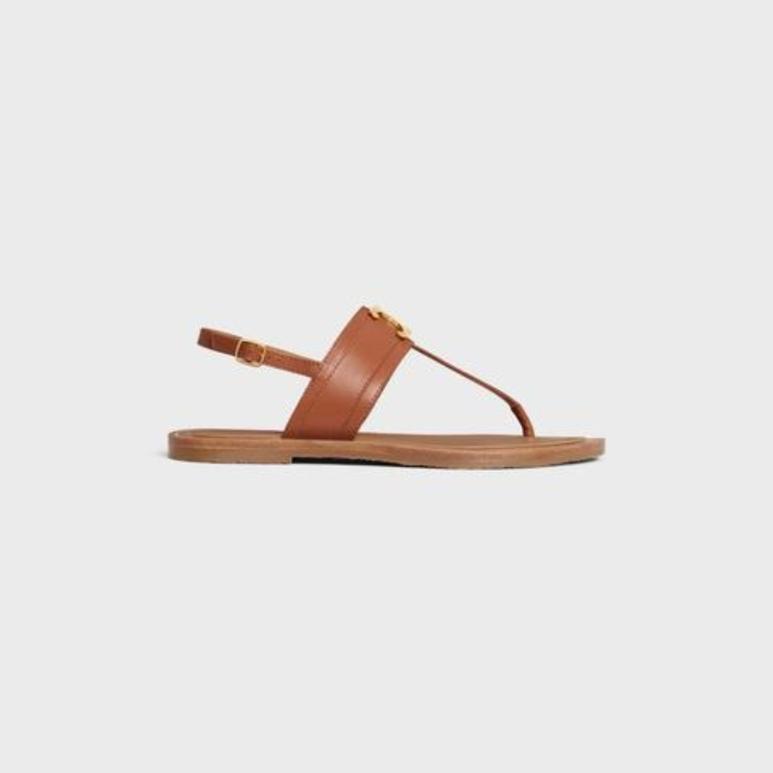 LYMPIA TRIOMPHE THONG in CALFSKIN – cOVERED INSOLERUBBER OUTSOLE WITH FOAM INSERT AND A LEATHER WELT – LUX VERSE Luxury Designer Fashion Outlet