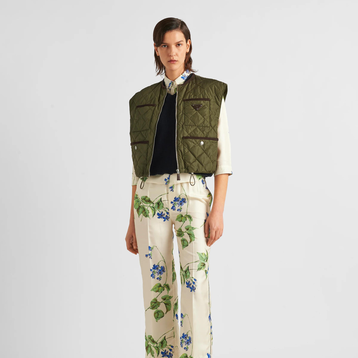 Quilted light Re-Nylon vest – the quilted design provides insulation without bulk, making it perfect for layering – LUX VERSE Luxury Designer Fashion Outlet