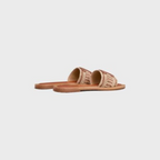 LYMPIA MULE in RAFFIA – uPPERSLIGHTY PADDED LEATHER INSOLERUBBER OUTSOLE – LUX VERSE Luxury Designer Fashion Outlet