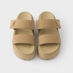 Nubuck slides – sleek lines and bold volumes define these slides made of soft nubuck leather – LUX VERSE Luxury Designer Fashion Outlet