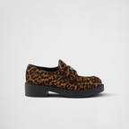 Chocolate printed leather loafers – the Chocolate loafers, a reinterpretation of a classic shoe, have a chunky design – LUX VERSE Luxury Designer Fashion Outlet