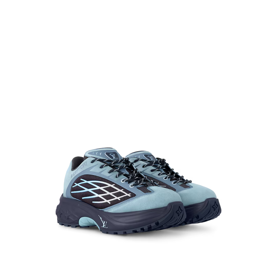 Discovery Lace Up – the Discovery lace-up combines nubuck leather and mesh on its technical, – LUX VERSE Luxury Designer Fashion Outlet