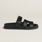 Chypre sandal – techno-sandal in calfskin with anatomical rubber sole and adjustable strap.– LUX VERSE Luxury Designer Fashion Outlet