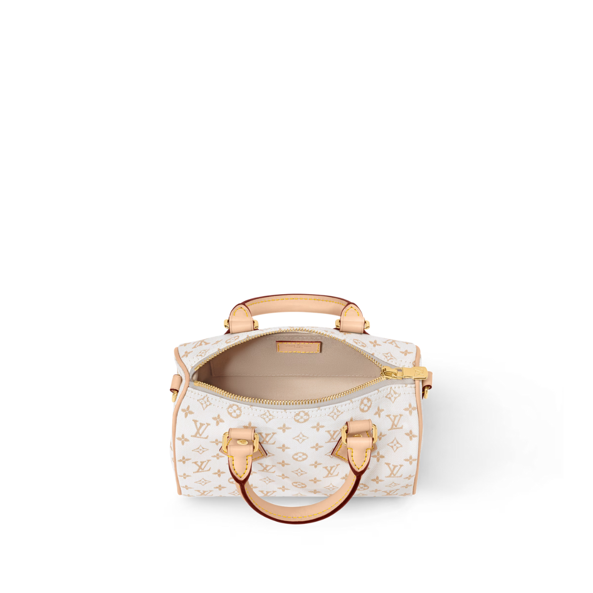Speedy Bandoulière 20 – signature details include the natural cowhide trims and gold-toned padlock, acting – LUX VERSE Luxury Designer Fashion Outlet