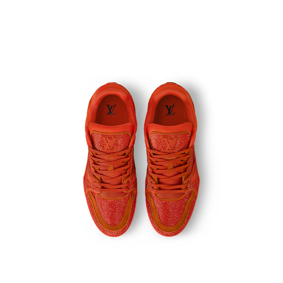 Trainer Sneaker Orange Crystal – an icon of the shoe collection, this model was originally designed by Virgil Abloh, – LUX VERSE Luxury Designer Fashion Outlet