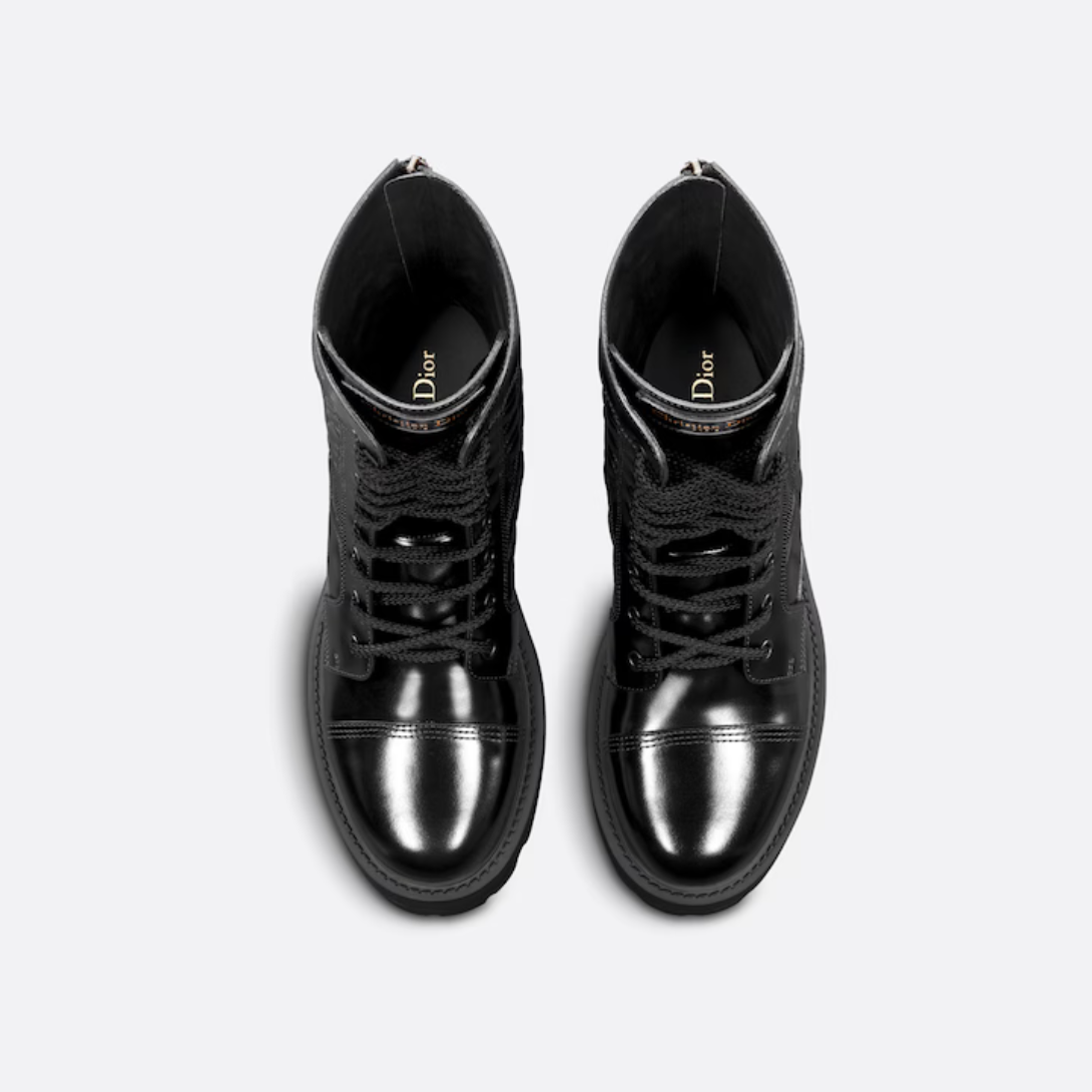 D-Unit Ankle Boot – the gold-tone Christian Paris signature on the side and ultra-lightweight EVA sole – LUX VERSE Luxury Designer Fashion Outlet