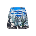 Printed Nylon Swim Shorts – this summery piece can be worn out of the water paired with items in the same motif – LUX VERSE Luxury Designer Fashion Outlet