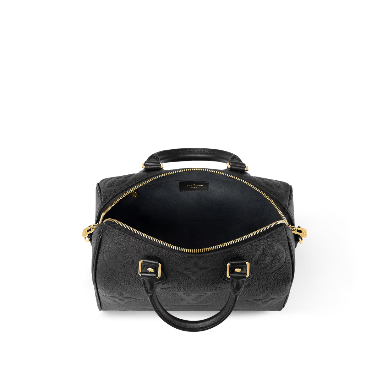 Speedy Bandoulière 25 Black – fitted with twin Toron handles and a detachable, adjustable leather strap, this – LUX VERSE Luxury Designer Fashion Outlet