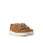 Trainer Maxi Sneaker Beige – the Trainer Maxi sneaker is revisited this season in grained nubuck calf leather – LUX VERSE Luxury Designer Fashion Outlet