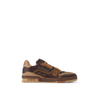 Trainer Sneaker Leather – the Trainer sneaker is reinterpreted in grained calf leather with colorful accents – LUX VERSE Luxury Designer Fashion Outlet