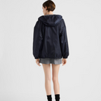 Re-Nylon blouson hooded jacket – this Re-Nylon blouson jacket with a sporty design and refined details is – LUX VERSE Luxury Designer Fashion Outlet