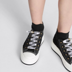 Walk'n'Platform Sneaker Technical Mesh – the style features a comfortable thick sole and Christian laces – LUX VERSE Luxury Designer Fashion Outlet