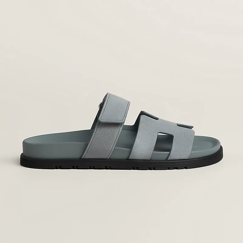 Prada Chypre sandal – techno-sandal in calfskin with anatomical rubber sole and adjustable strap.A – LUX VERSE Luxury Designer Fashion Outlet