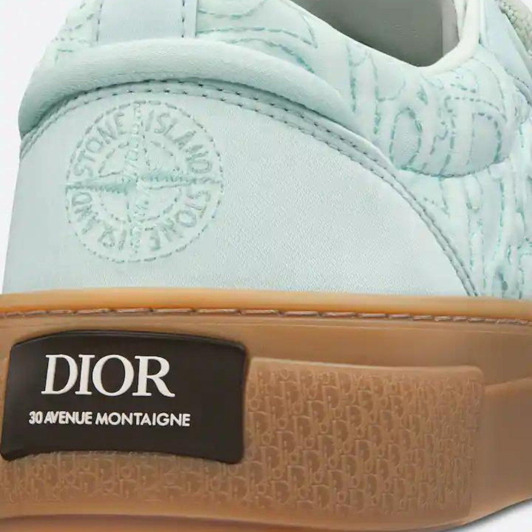 Dior B33 Sneaker – Dyed Cotton LIMITED AND NUMBERED EDITION – the tongue is accented by an embossed signature, and the signature embellishes the – LUX VERSE Luxury Designer Fashion Outlet