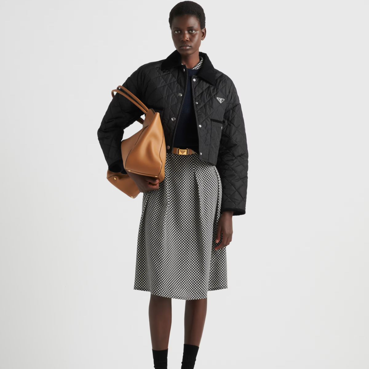 Light Re-Nylon cropped jacket – reduce your carbon footprint while looking good with this expertly designed piece – LUX VERSE Luxury Designer Fashion Outlet