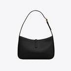 Le 5 À 7 in Smooth Leather – hOBO BAG FEATURING LEATHER TAB WITH THE CASSANDRE, AND TONAL SUEDE LINING.COMPACT – LUX VERSE Luxury Designer Fashion Outlet