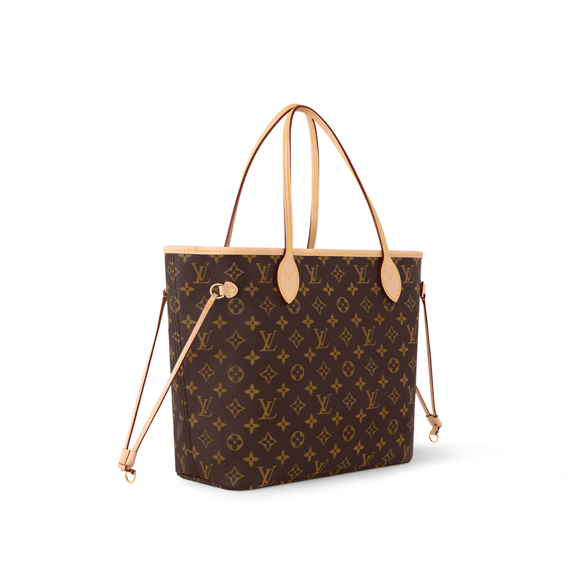 Neverfull MM Cerise – slim, comfortable handles slip easily over the shoulder or arm – LUX VERSE Luxury Designer Fashion Outlet