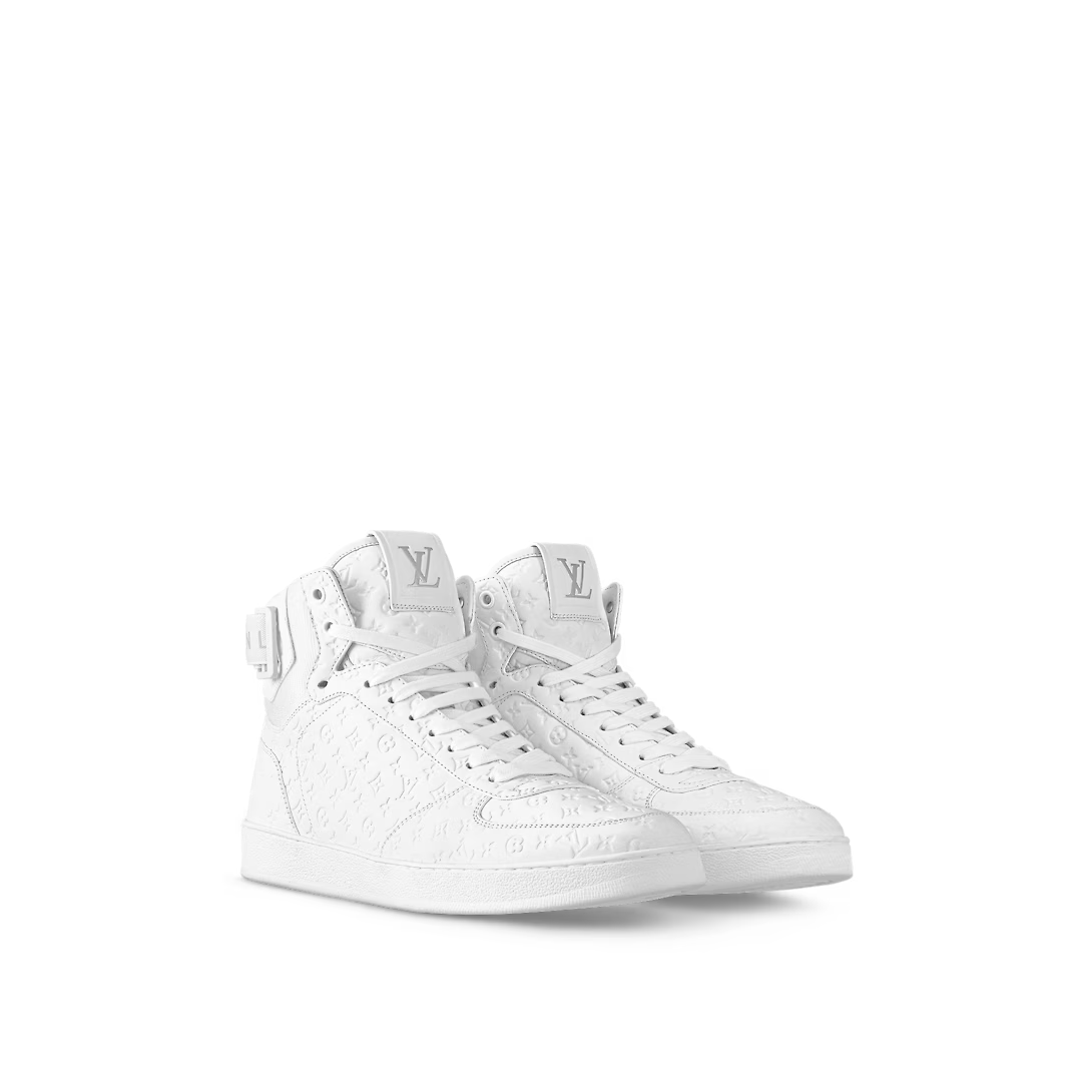 Rivoli Sneaker Boot – the Rivoli sneaker boot is revisited this season in soft calf leather embossed – LUX VERSE Luxury Designer Fashion Outlet
