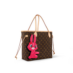 Neverfull MM Monogram coated canvas – the colorway evokes that of the background of the original art piece – LUX VERSE Luxury Designer Fashion Outlet