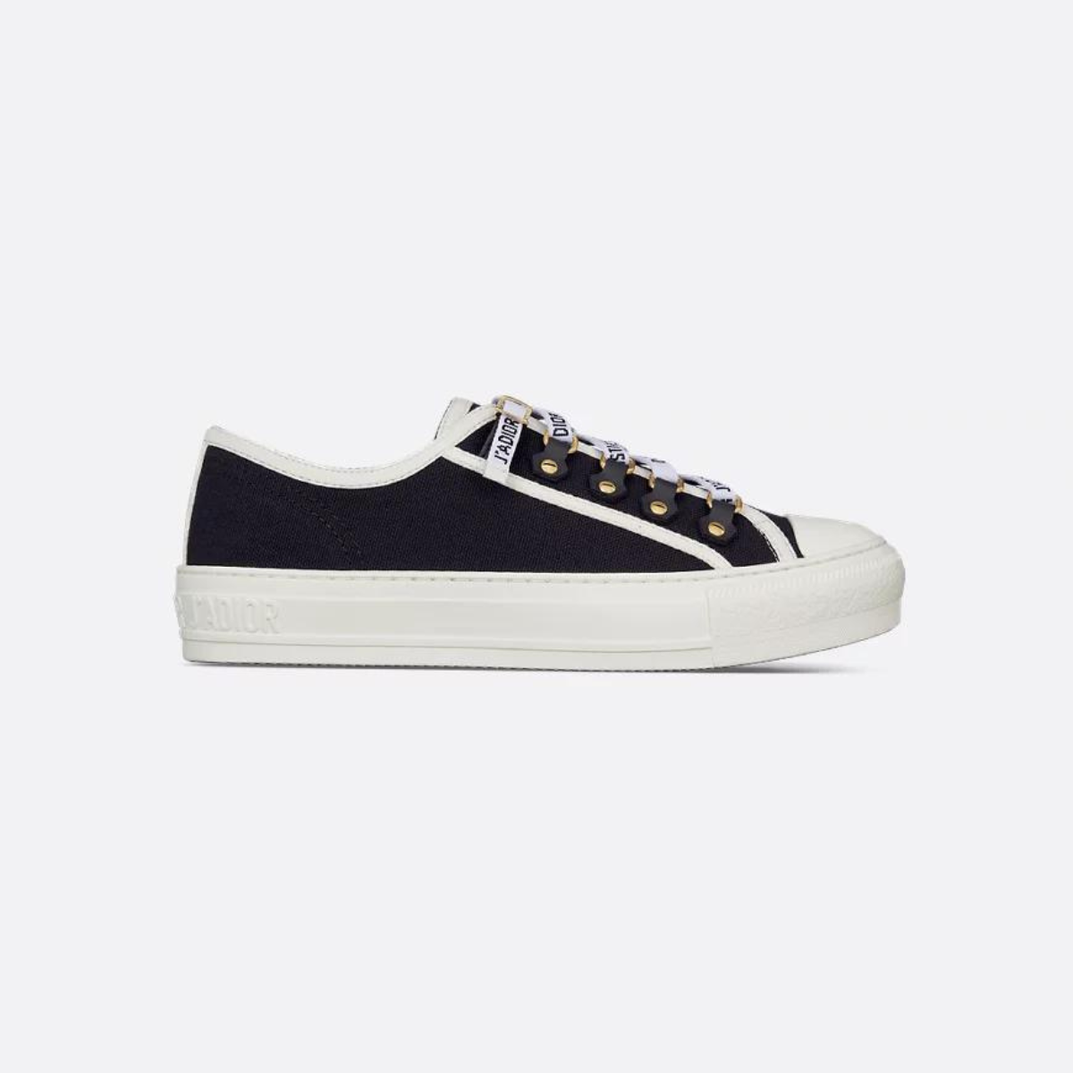 Walk'n'Canvas Sneaker – the Walk'n'sneaker is crafted in black cotton canvas and is a timeless design – LUX VERSE Luxury Designer Fashion Outlet