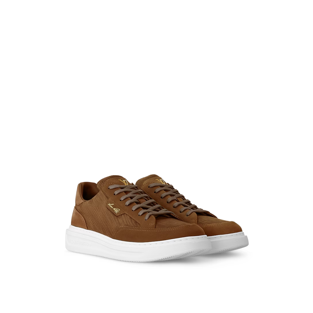 Beverly Hills Nubuck Leather Sneaker – this model is notable for its chunky, yet extremely lightweight, rubber outsole, – LUX VERSE Luxury Designer Fashion Outlet