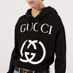 Hooded Sweatshirt with Interlocking G – the now recognisable sweatshirt continues to evolve with each new collection, – LUX VERSE Luxury Designer Fashion Outlet