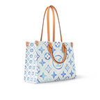 OnTheGo MM Blue – this roomy bag can easily carry a laptop as well as other daily necessities – LUX VERSE Luxury Designer Fashion Outlet