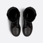 D-Trap Ankle Boot – the gold-tone'CHRISTIAN PARIS'signature in the back completes the modern ankle boot – LUX VERSE Luxury Designer Fashion Outlet