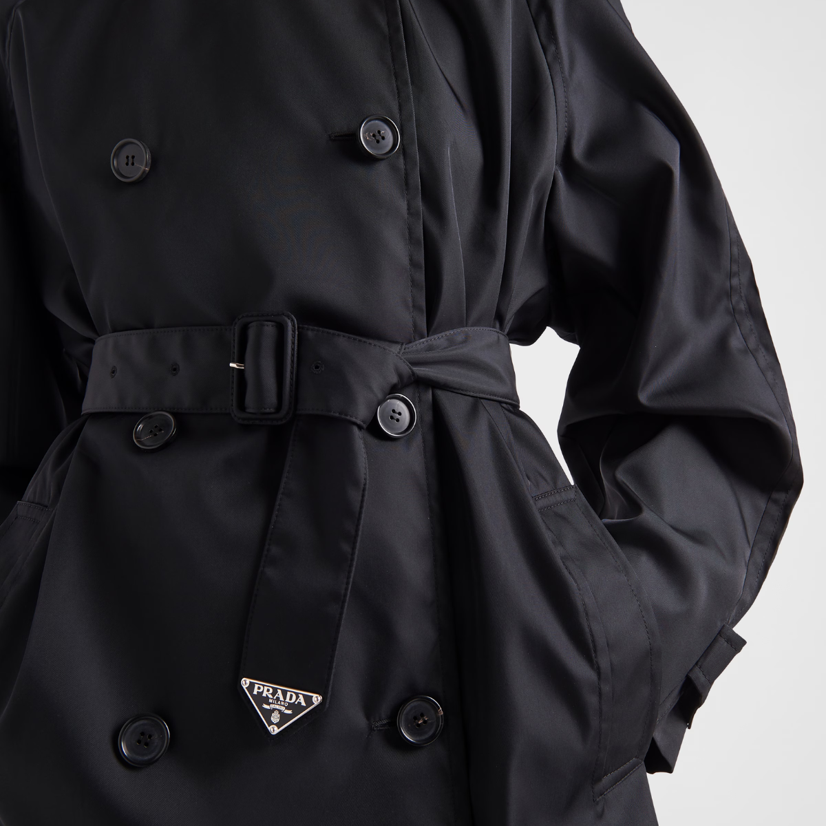 Re-Nylon raincoat – stay dry in style with this functional and eco-friendly raincoat – LUX VERSE Luxury Designer Fashion Outlet